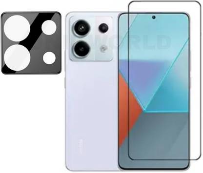 UNIKWORLD Tempered Glass Guard for Redmi Note 13 Pro With Camera lens protector Advanced Border-Less Full Edge to Edge HD+ Screen Protector and Easy Installation