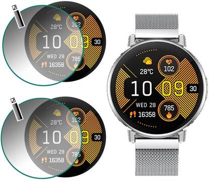 daffin Tempered Glass Guard for Fire-Boltt Destiny 1.39''