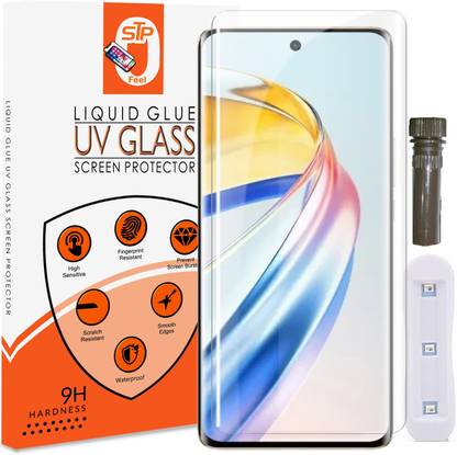 Maxboost Tempered Glass Guard for IQOO Z9s 5G, IQOO Z9s Pro 5G UV Advanced Curved Screen Protector Guard