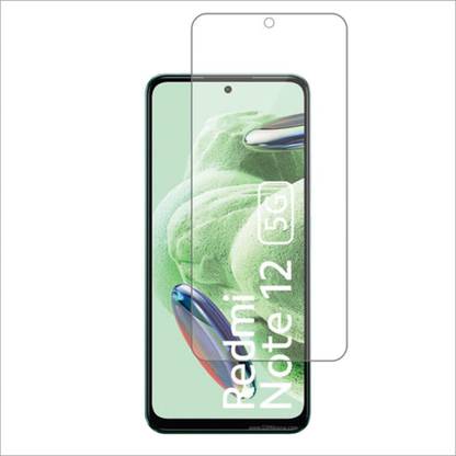 YOUTH MOBI Tempered Glass Guard for Redmi Note 12 5G, Redmi Note 12 4G, Xiaomi Poco X5 (Transparent) Full Screen Coverage With Easy Installation Kit