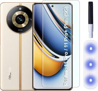AZX Tempered Glass Guard for Realme 11 Pro 5G, Realme 11 Pro Plus 5G, Realme Narzo 60 Pro 5G, Realme 11 Pro, (Not a Tempered Glass, it's a Nano Fiber Guard)