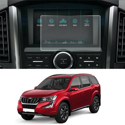 KACA Tempered Glass Guard for Mahindra XUV500 W11 (7 inch) (2021 - Running) infotainment system/GPS system/Navigation system (Clear)