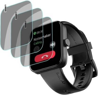 DB Tempered Glass Guard for Noise colorfit pulse Buzz smart watch tempered glass (pack of 3)