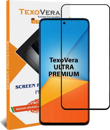 TEXOVERA Edge To Edge Tempered Glass for Poco X5 Pro 5G, Redmi Note 12 5G, Redmi Note 12 Pro 5G, Redmi Note 12 Pro Plus 5G, Poco F4 5G, Poco X3, Redmi note 10 pro, Redmi Note 10 Pro Max, Redmi Note 9 Pro, Redmi Note 9 Pro Max, Poco M2 Pro, Poco X3 Pro, Poco F3, Mi 10i, POCO F4 5G Screen Guard with installation Kit