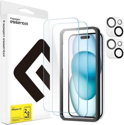 Spigen Edge To Edge Tempered Glass for Apple iPhone 15