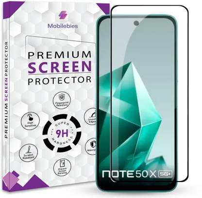 Qoisa Tempered Glass Guard for infinix Note 50X Elite Screen Protector Guard with Easy Installation Kit