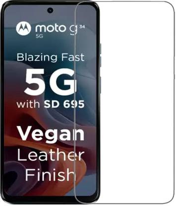 NSTAR Tempered Glass Guard for Motorola G34 5G, Moto G34 5G