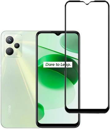 स-सोफ्टलाइन टेम्पर्ड ग्लास गार्ड realme C35, (Best Branded Glass) के लिए