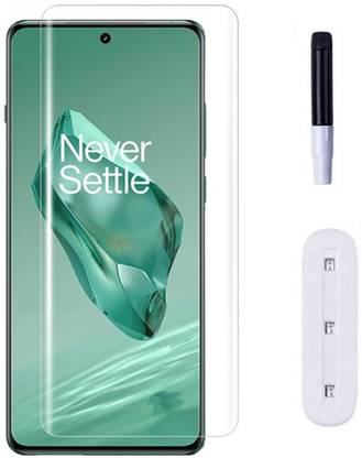 VZZR Tempered Glass Guard for OnePlus 13, OnePlus 13 5G - Borderless Curved Screen Protector Tempered Glass with Easy Installation Kit