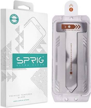 Sprig Tempered Glass Guard for APPLE IPHONE 15 PRO MAX, iPhone 15 Pro Max, 15 Pro Max, Apple iPhone 15 Pro Max