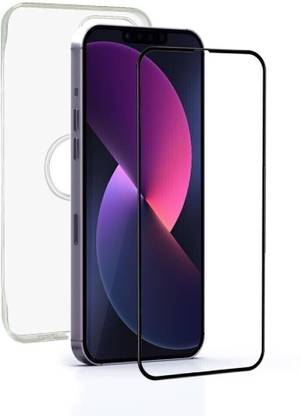 YOUTH MOBI Tempered Glass Guard for iPhone 13 Pro (Transparent) Edge to Edge Full Screen Coverage and Easy Installation Kit