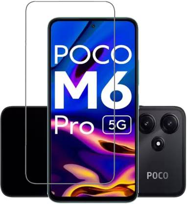 NKCASE Tempered Glass Guard for Poco M6 Pro 5G, Redmi 12 5G