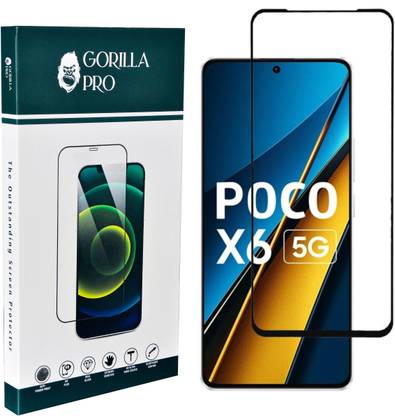 GORILLA PRO Tempered Glass Guard for POCO X6 5G