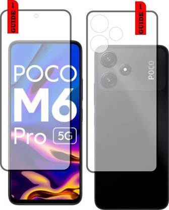 Blackcom Edge To Edge Tempered Glass for POCO M6 Pro 5G (Flexible) (.953)