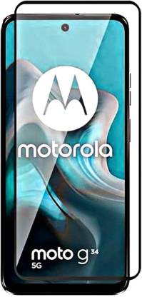 Doubledicestore Tempered Glass Guard for Motorola Moto G34 5G