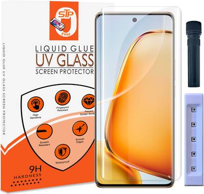 Maxboost Tempered Glass Guard for Vivo Y300 Plus 5G HD+ UV Curved Screen Protector Guard with Easy Installation Kit