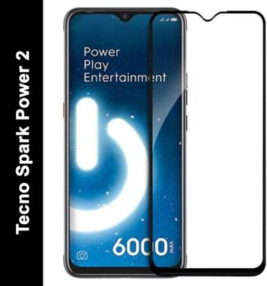 EASYBIZZ Edge To Edge Tempered Glass for Tecno Spark Power 2