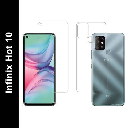 FIRST IMPRESSION Front and Back Tempered Glass for Infinix Hot 10