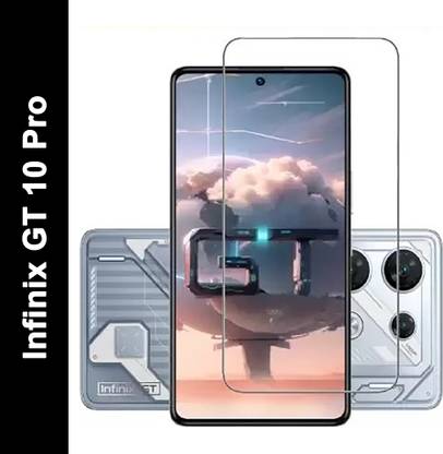 LIKEDESIGN Edge To Edge Tempered Glass for Infinix GT 10 Pro, GT 10 Pro