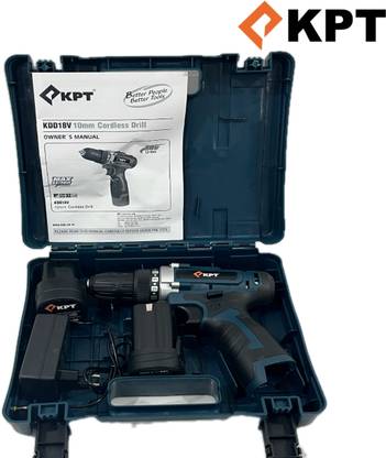 KPT KDD18V HEAVY DUTY CORDLESS DRILL 15+1 TORQUUE SETTING & 1350 RPM Cordless Drill