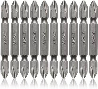 Kiesh Screwdriver Bits Good Quality 10 Pcs Screwdriver PH2 Bit Set Plus Plus (+)(+) Screwdriver Bit Set PP011 Rotary Tool