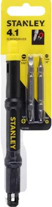 STANLEY (66-344) 4-In-1 Bi-Material Pocket Screwdriver Bit Set