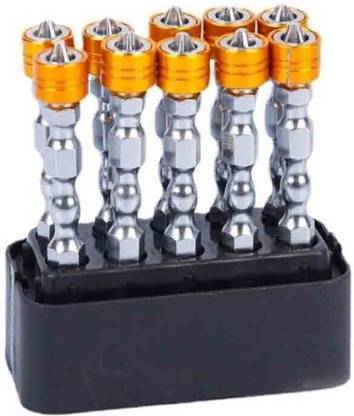 NITYA Durable Magnetic Screwdriver Bit Set PH2 Double Heads with Depth Stop 10PCS Screwdriver Bit Set