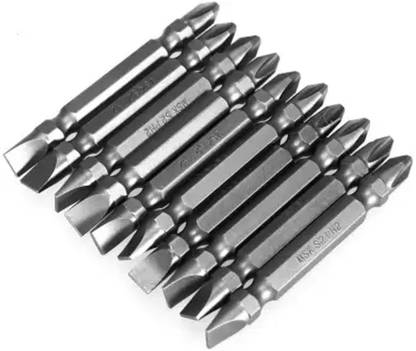 Kshivi 10 Pcs Screwdriver Bits PH2 Plus Minus (+)(-) Screwdriver Bit Set Combination Screwdriver Set