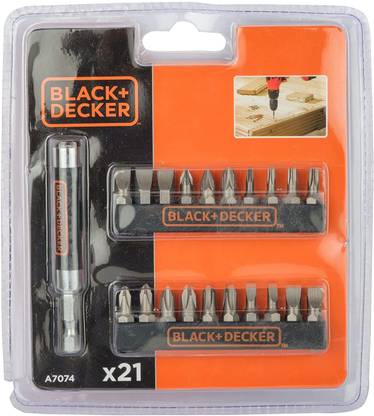 BLACK+DECKER A7074-XJ A7074-XJ Screwdriver Bit Set