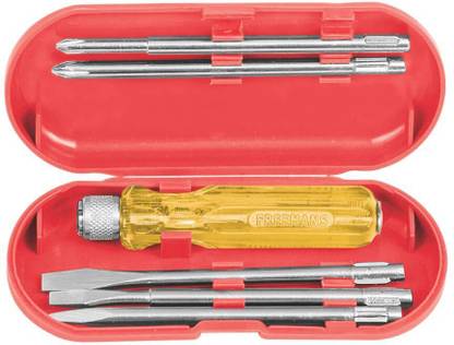 FREEMANS TK05 Magnetic Screw Driver Tool Kit (5pcs) for home/multipurpose use Combination Screwdriver Set