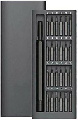 SCALEBEE 24 Pcs Fiber Body Mini Pocket Size Screwdriver Tool Kits For Mobile,Toys,Watches Precision Screwdriver Set