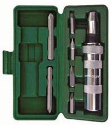 EASTMAN ET 6Pcs(5/16" Bit Holder,80mm*5/16&36mm*5/16 Bits,Phillips-2&3,Slotted 8mm&10mm) Impact Screwdriver Set