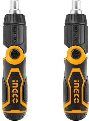 INGCO 13 in 1 Ratchet Screwdriver Set AKISD1208 (2 pcs) Ratchet Screwdriver
