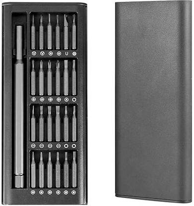 MANIBAM IMPEX Multi-Purpose 24pcs Magnetic Screwdriver Kit with Detachable Handle Tools Standard Screwdriver Set