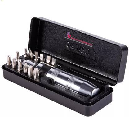 MALFAH ENTERPRISES Deli DL8901 Professional Multifunctional Screwdriver Set 13pcs Impact Screwdriver Set