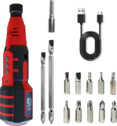iBELL Electric Screwdriver & Contactless Tester BS03-06,200 RPM, 2.2Nm,1/4" Bit Holder Combination Screwdriver Set
