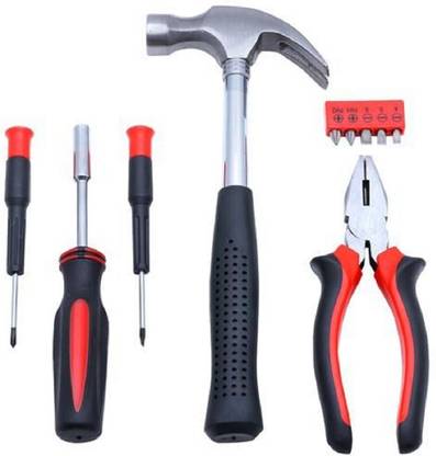 Se7en Hand Tool Kit Hammer, Plier, Screwdriver Standard Screwdriver Set