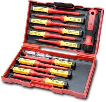 Proksit 13PCS VDE Screwdriver Kit Precision Screwdriver Set