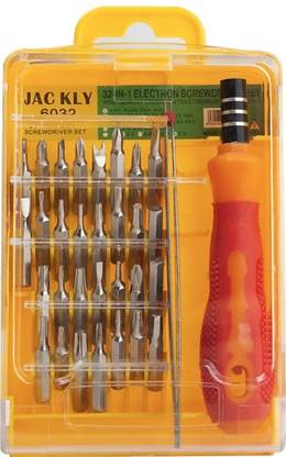 UniqueEnterprises 32 in 1 Precision Hardware Screwdriver Mobile Phone PC Repair Tools Kit Set Combination Screwdriver Set