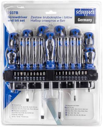 scheppach 7037B Combination Screwdriver Set