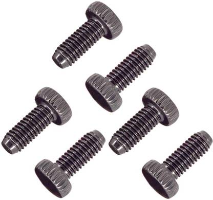 Lyla Classic 6 Pieces Guitar Saddles Bridge Hexagon Mounting Screw Kit for Electric Guitar Re Guitar String