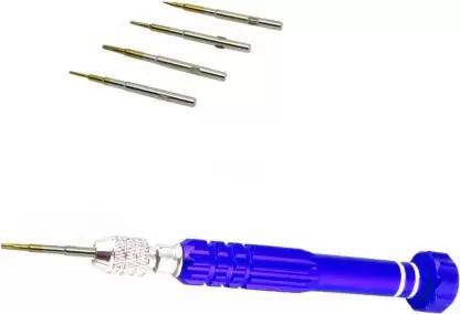 Easyman 5 IN 1 Screwdriver Set For I Phone , Laptop , mobile repairing Tools Precision Screwdriver Set