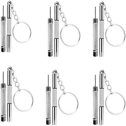 J 3in1 Mini Keychain Eyeglass Repair Kit Optical/Glasses/Jewellery/Watches Fix Standard Screwdriver Set