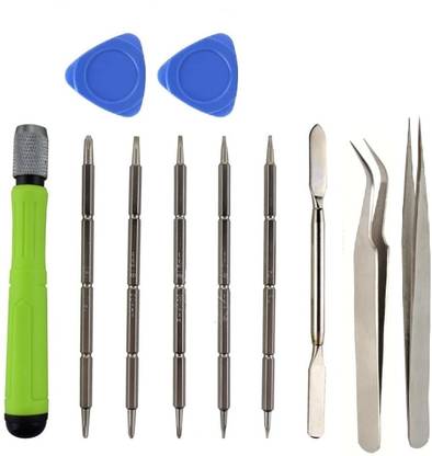 WOWSOME Mobile Repairing Tools Kit With Tweezer and 2 Plastic Openers for Mobiles, PDA, Laptop Precision Screwdriver Set