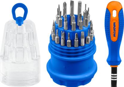 Wadfow 31-In-1 Precision Screwdriver Set, Cr-V Combination Screwdriver Set