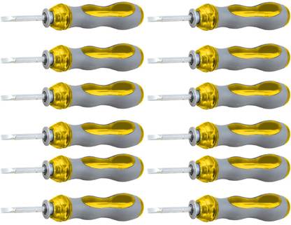 Sceptre Reversible & Adjustable Screwdriver with Flat & Phillips Head Type Suitable Standard Screwdriver