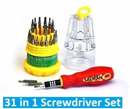 Sauran 31-in-1 Magnetic Screwdriver Tool Kit Set (JCK11) Standard Screwdriver Set