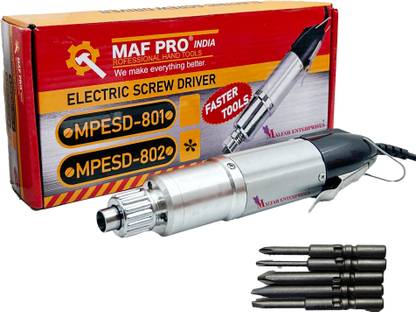 MALFAH ENTERPRISES ELECTRIC SCREWDRIVER MPESD 802 Combination Screwdriver