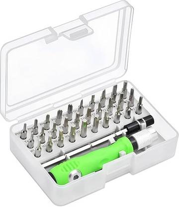 VAKRA 32-in-1 Screwdriver Tool KIt Set for Home and Professional Use with Storage Box Precision Screwdriver Set