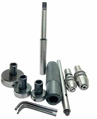 illuminate Tools New 1MT Lathe Tailstock Tap and Die Holder Set Sliding Floating Type MT1 Shank Impact Screwdriver